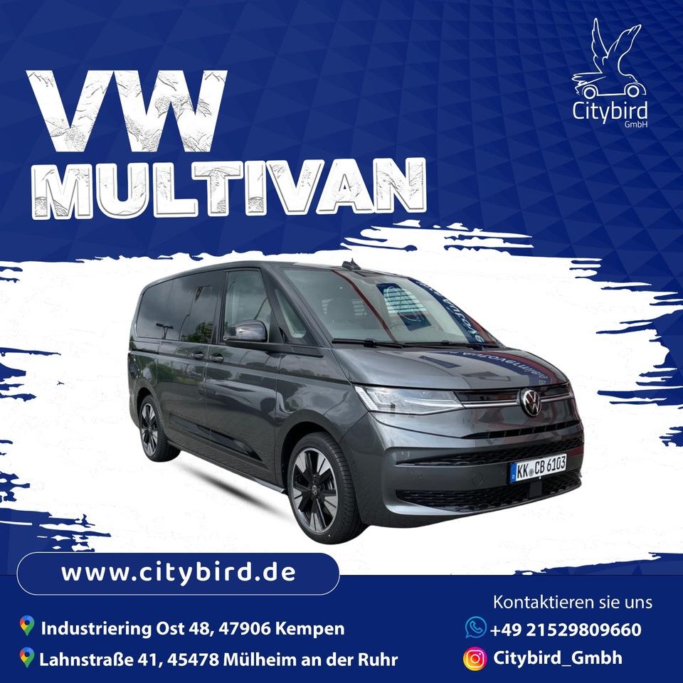 7 Sitzer VW Multivan T7 Edition 2,0 l TDI mieten bei Haupts