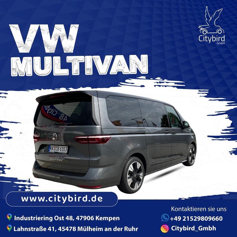 7 Sitzer VW Multivan T7 Edition 2,0 l TDI mieten bei Haupts – 3