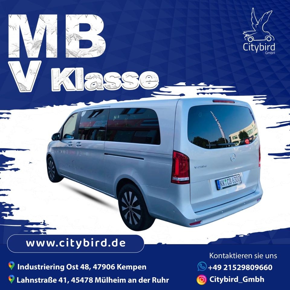 Auto Kleinbus Mercedes Benz V Klasse 250 d mieten bei Haupts – 4