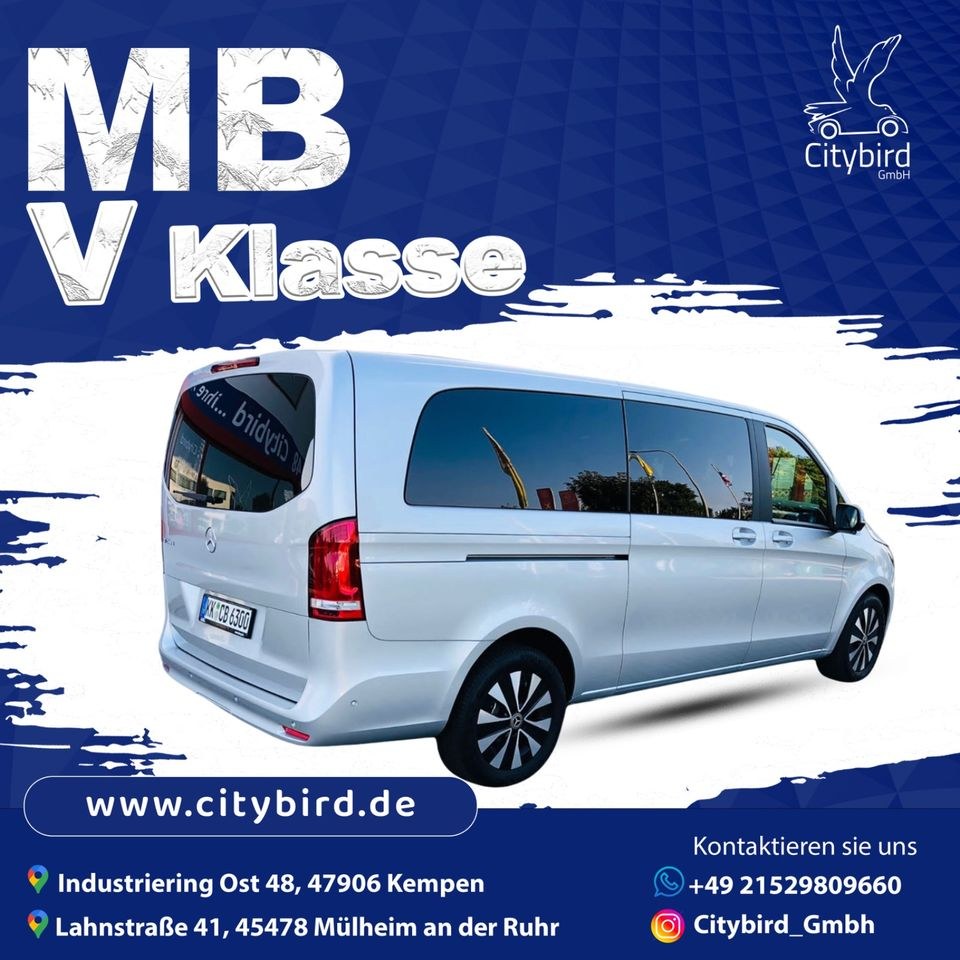 Auto Kleinbus Mercedes Benz V Klasse 250 d mieten bei Haupts – 3
