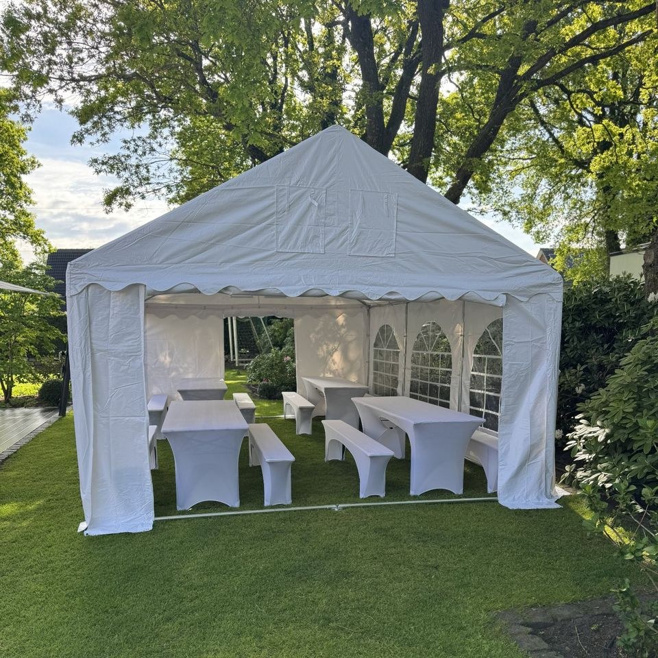 Partyzelt 3x4m N mieten bei CLARN Zelte – für jedes Wetter