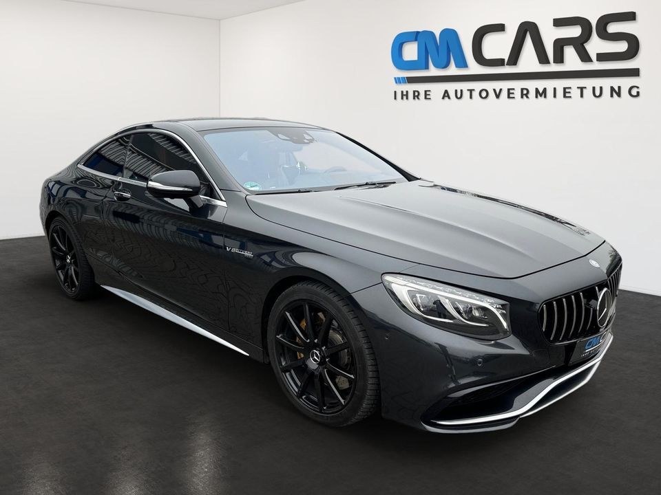 Mercedes Benz S63 AMG Coupè Auto Sportwagen mieten bei CM Cars