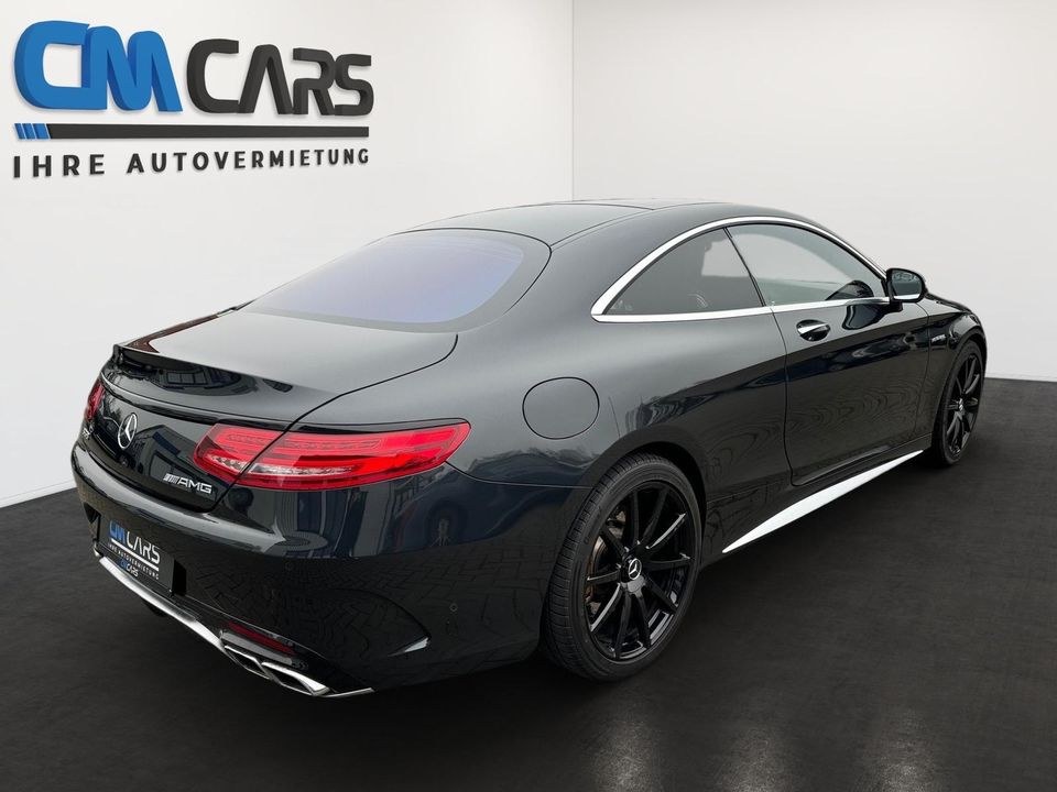 Mercedes Benz S63 AMG Coupè Auto Sportwagen mieten bei CM Cars – 2