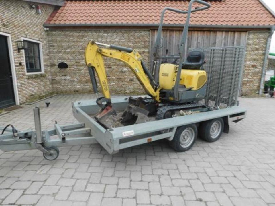 Wacker Neusson Minibagger mieten bei Dammer Maschinenverleih