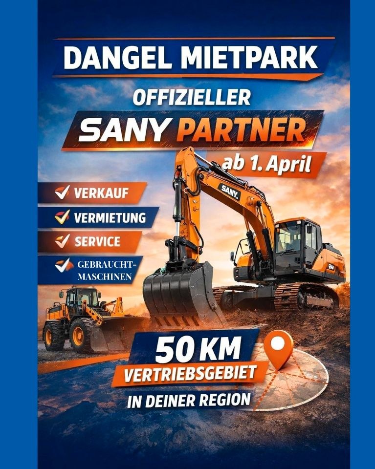 Sany Bagger Service 1 Tonner 50 mieten in Bad Wurzach – 4