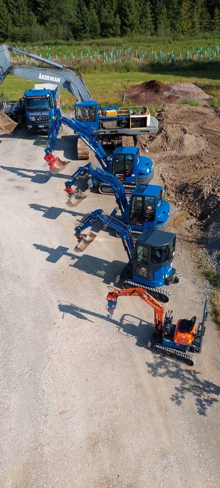 Bagger Minibagger 1,8Tonnen 90Tonnen Raupe mieten in Bad Wurzach