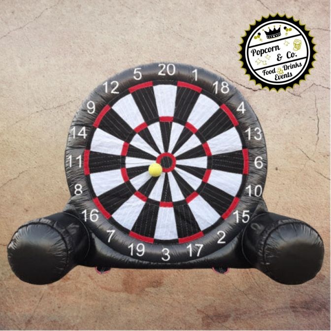 Fußball Darts XXL 4m Ø *Popcorn Co.* mieten in Viersen