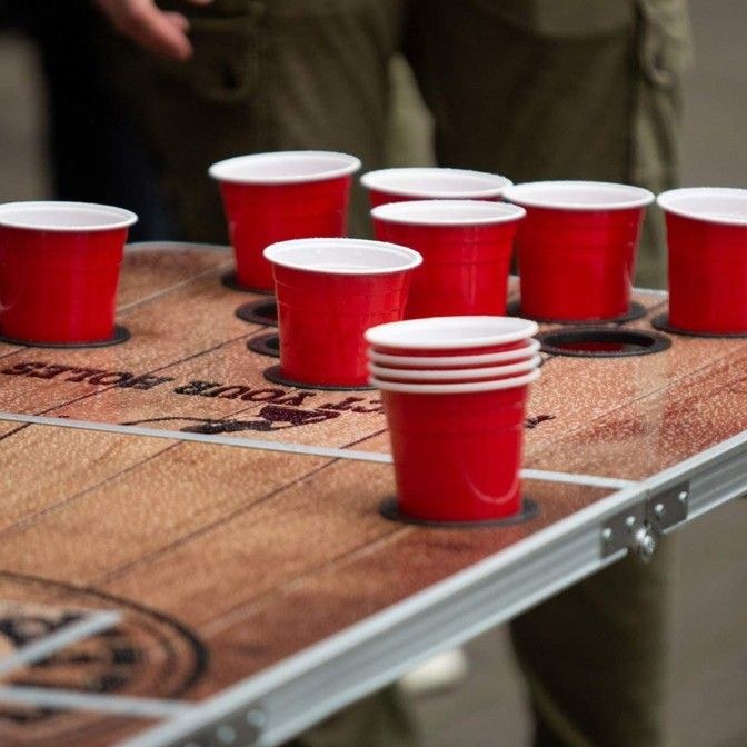 Beer Pong Tisch Partyspiel JGA mieten in Viersen – 2