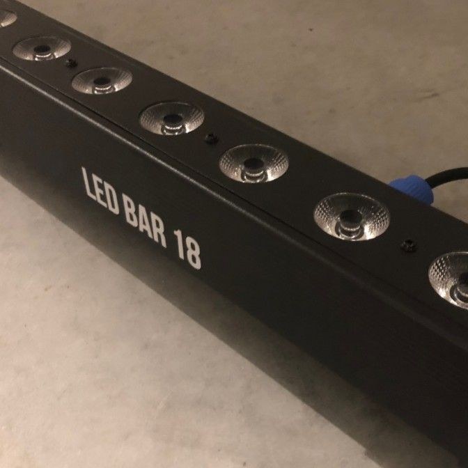 LED Light Bar 18x3 Watt Sound to *Popcorn Co.* mieten in Viersen – 3