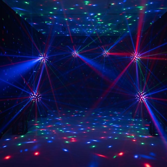 Diskokugel LED Ball Partylicht Discokugel mieten in Viersen – 3