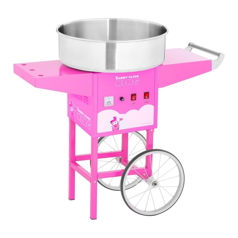 Zuckerwatte Maschine Wagen pink türkis mieten in Viersen – 3