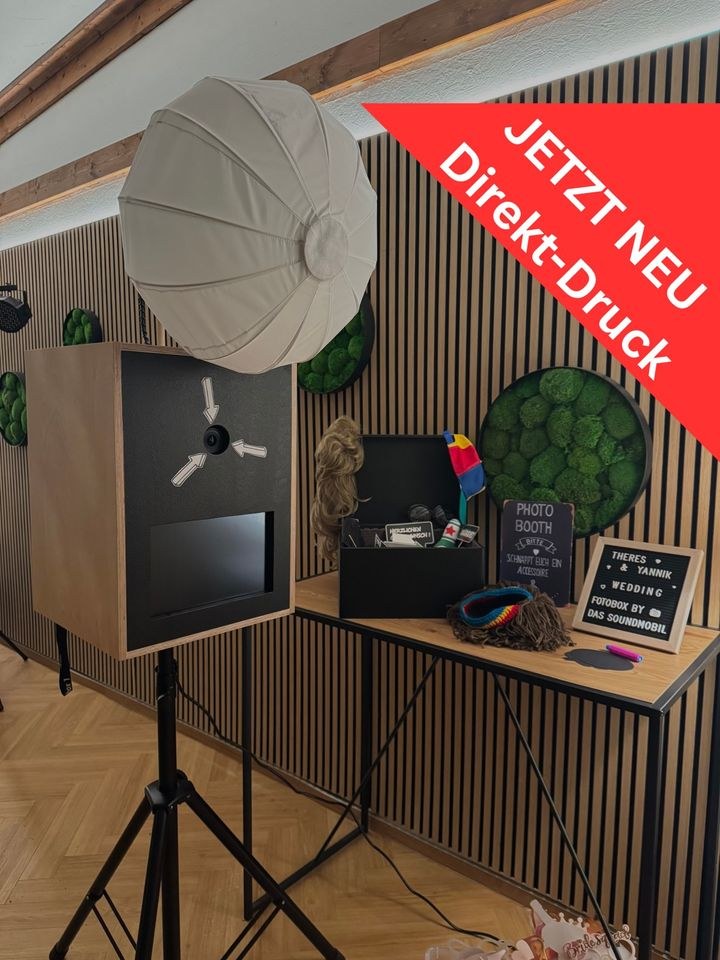 Fotobox jeden Anlass mieten bei Das Soundmobil
