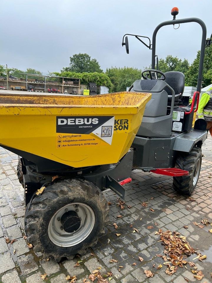 Dumper Wacker Neuson DW20 mieten in Haiger – für Aushub & Schutt