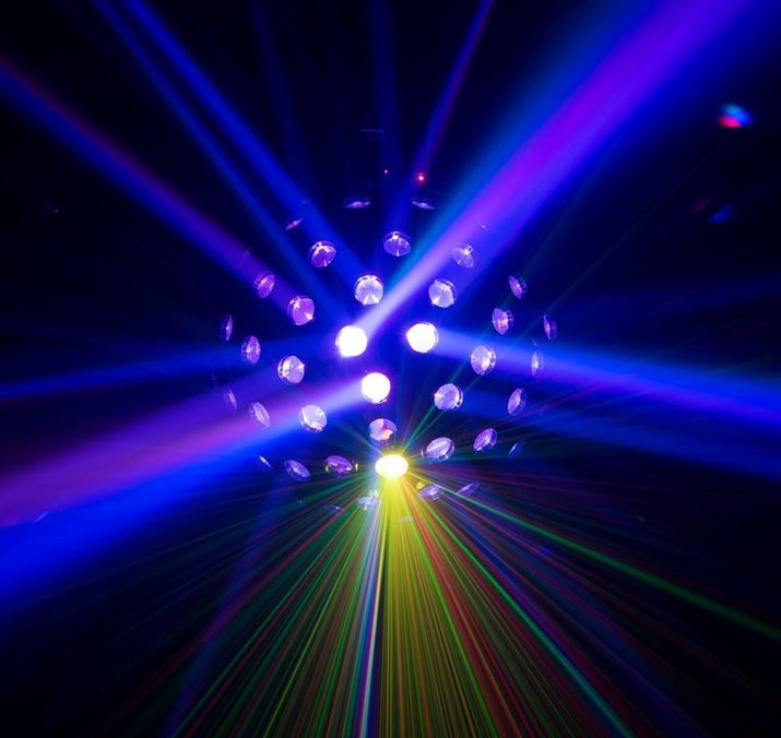 Laser Discokugel Partylicht Lichtanlage mieten in Bodenheim – 2