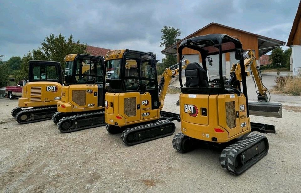 Minibagger Bagger CAT,Kubota,Wacker,Yanmar mieten in Bad Abbach