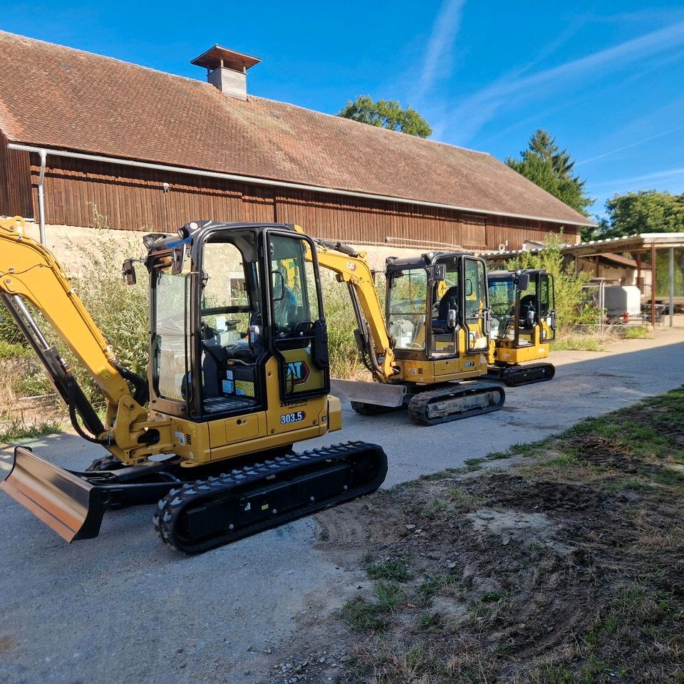 MINIBAGGER N ALLE GRÖßEN t BAGGER mieten in Bad Abbach – 2