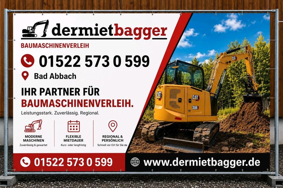 Minibagger Bagger Microbagger 75 p Tag Rgbg KEH mieten in Bad Abbach – 2