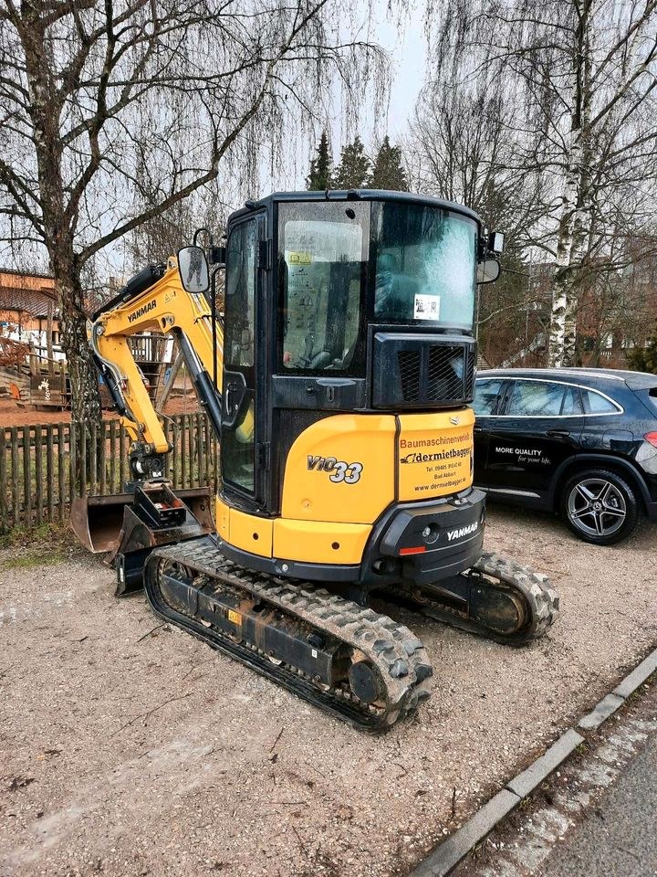 N Minibagger 3,5 t Tel 91 mieten bei Harald Brückl dermietbagger – 2