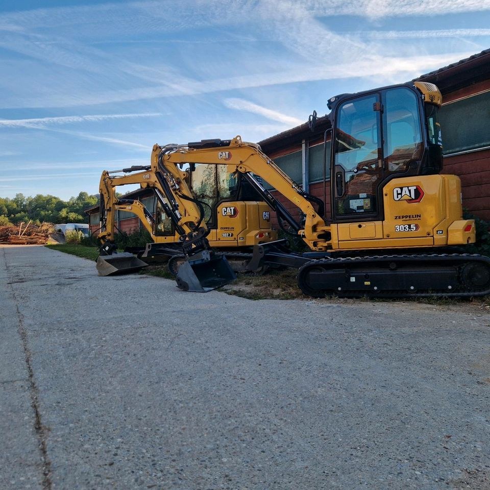 Minibagger Bagger Microbagger 75 p Tag Rgbg KEH mieten in Bad Abbach – 4