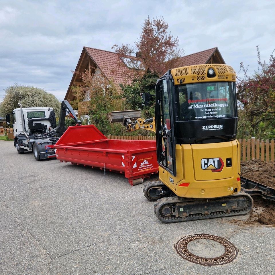 Abrollcontainer Container Entsorgung Bauschutt mieten in Bad Abbach