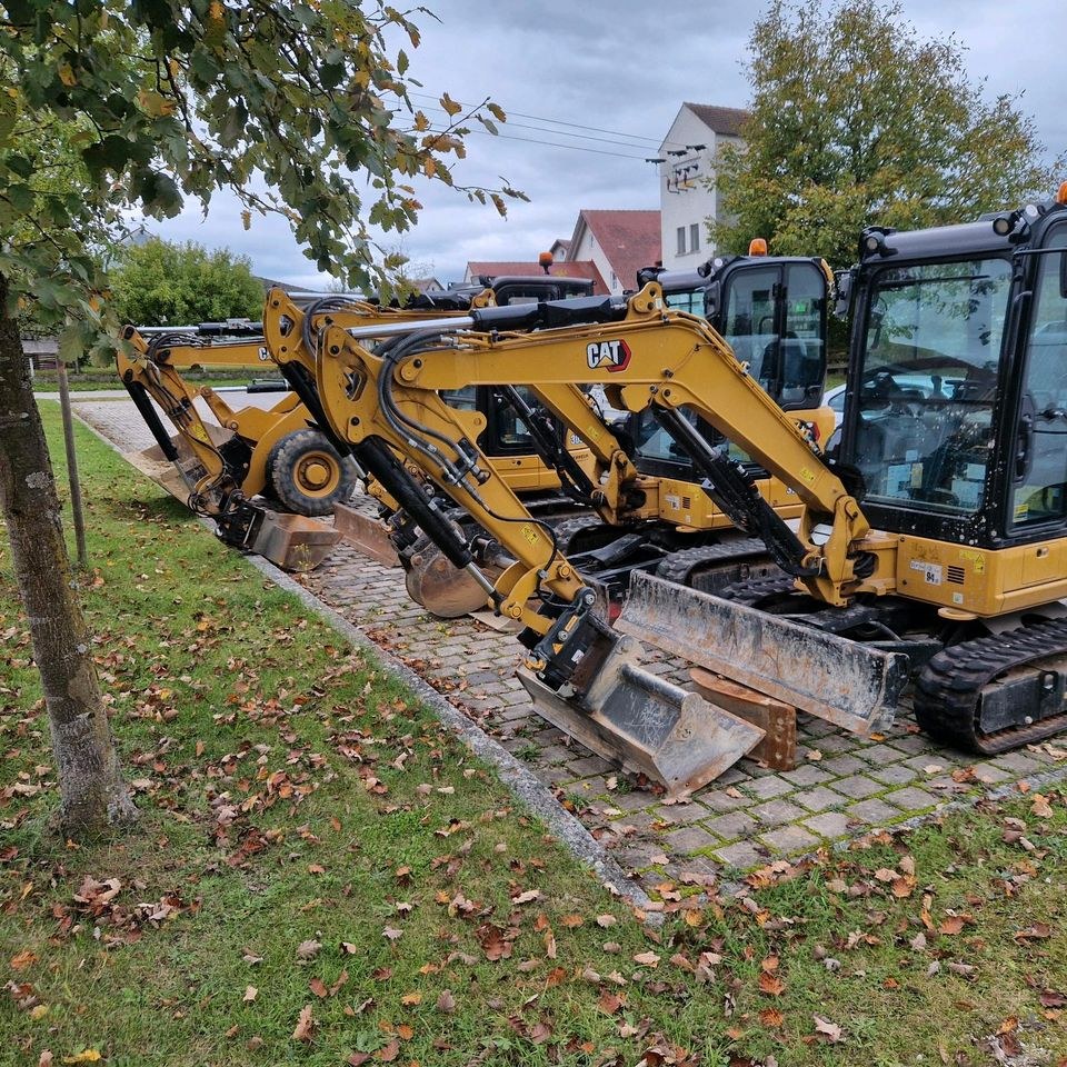 Minibagger kleiner Bagger Aushub mieten in Bad Abbach – 3