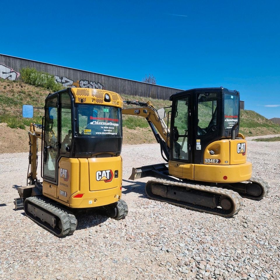 Minibagger CAT YANMAR KUBOTA VOLVO WACKER Bagger mieten in Bad Abbach – 2