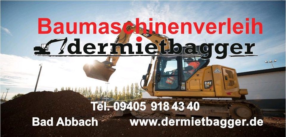 Minibagger Bagger CAT,Kubota,Wacker,Yanmar mieten in Bad Abbach – 2