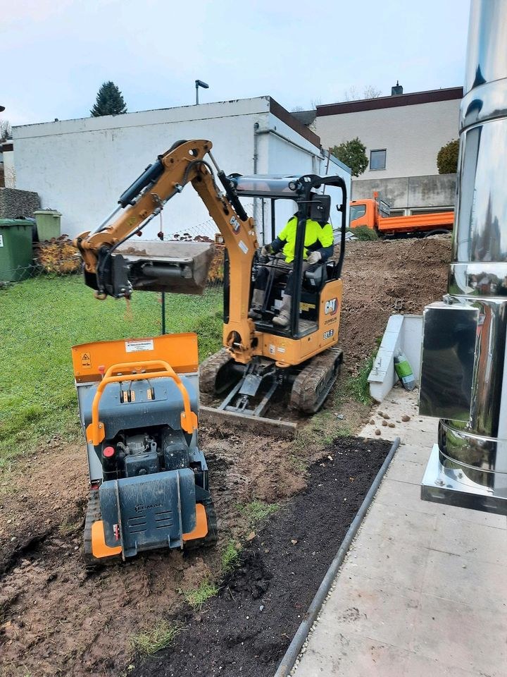 N Bagger,Minibagger 8t,Kettenbagger CAT o 5t 3t mieten in Bad Abbach – 3