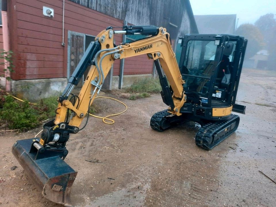 N Minibagger 3,5 t Tel 91 mieten bei Harald Brückl dermietbagger – 4