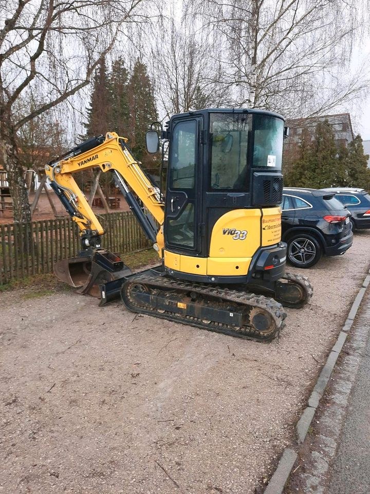 N Minibagger 3,5 t Tel 91 mieten bei Harald Brückl dermietbagger – 3