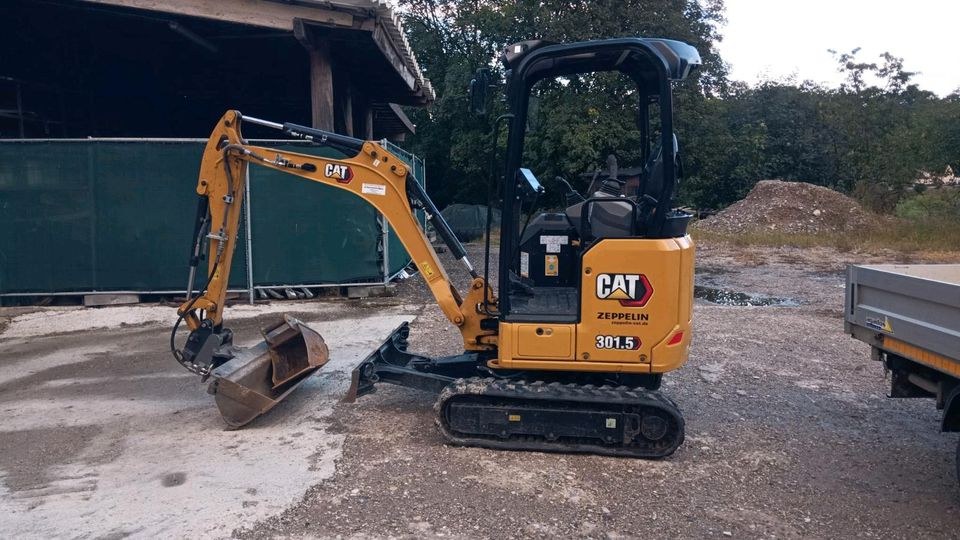 Minibagger CAT t Kelheim Regensburg mieten in Bad Abbach