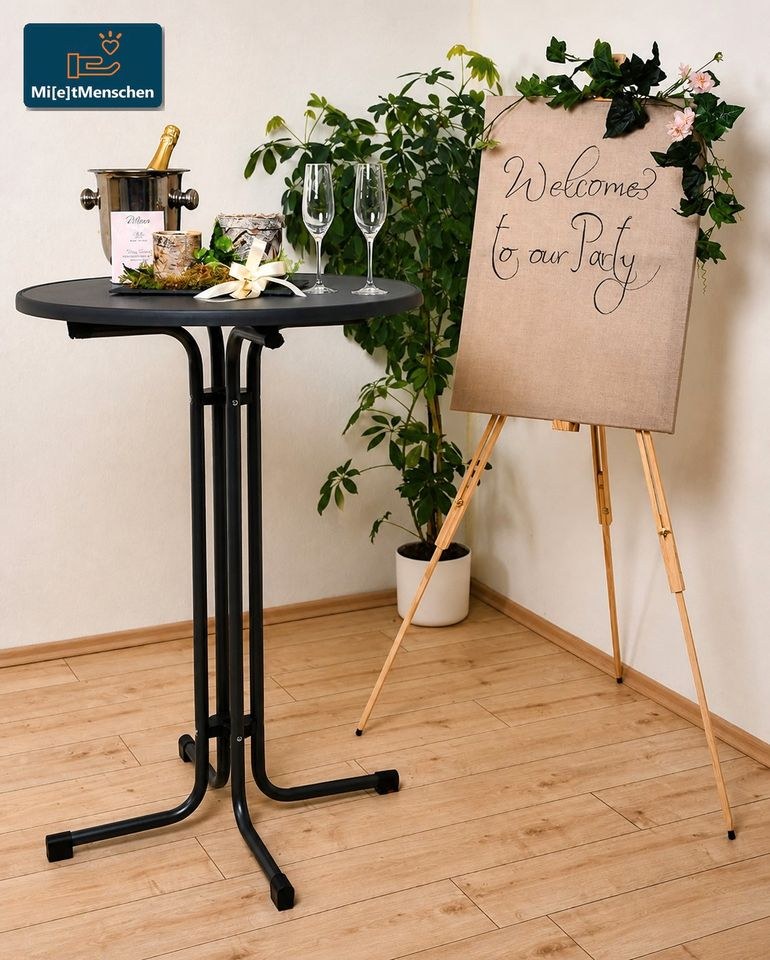 Stehtische mieten bei Die Mi(e)tmenschen – für Empfang & Party