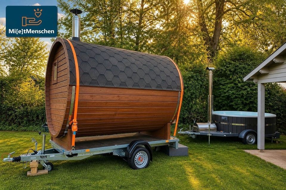 Badefass Whirlpool Zuber Saunafass Sauna 8 mieten in Mechernich