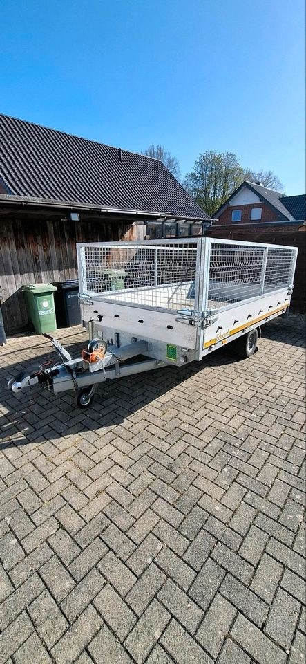 Anhänger 1500 kg auch Laubgitteraufsatz mieten bei Diel Vermietung
