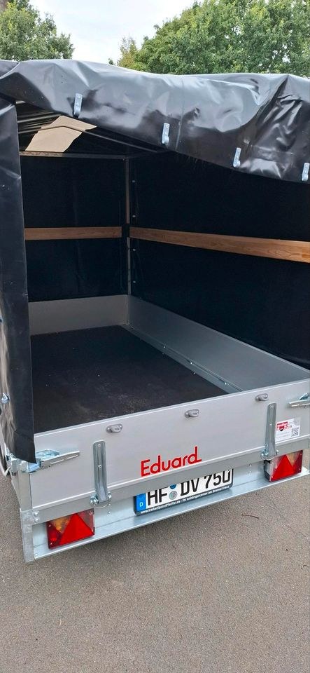 Anhänger 750kg 1500kg optional Laubgitteraufsatz mieten in Enger – 4
