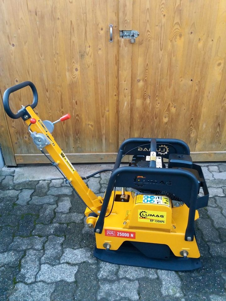 130 kg Rüttelplatte mieten in Spangenberg – für Pflaster & Terrasse – 2