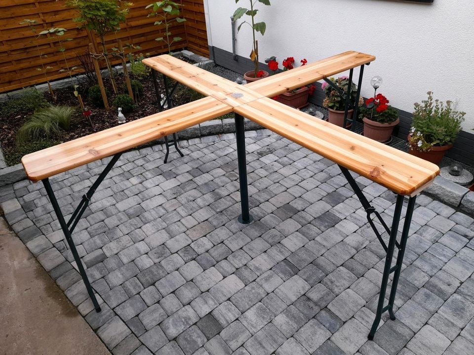 Biertisch Biertischkreuz Stehtisch mieten in Spangenberg