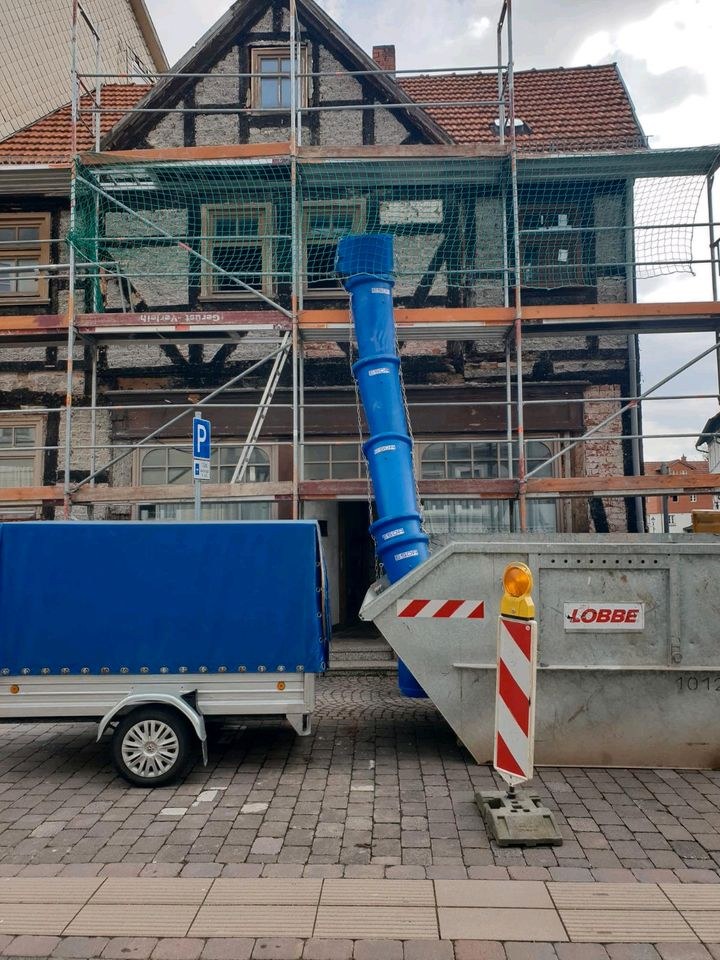 Bauschuttrutsche mieten in Spangenberg – für die Baustelle – 3