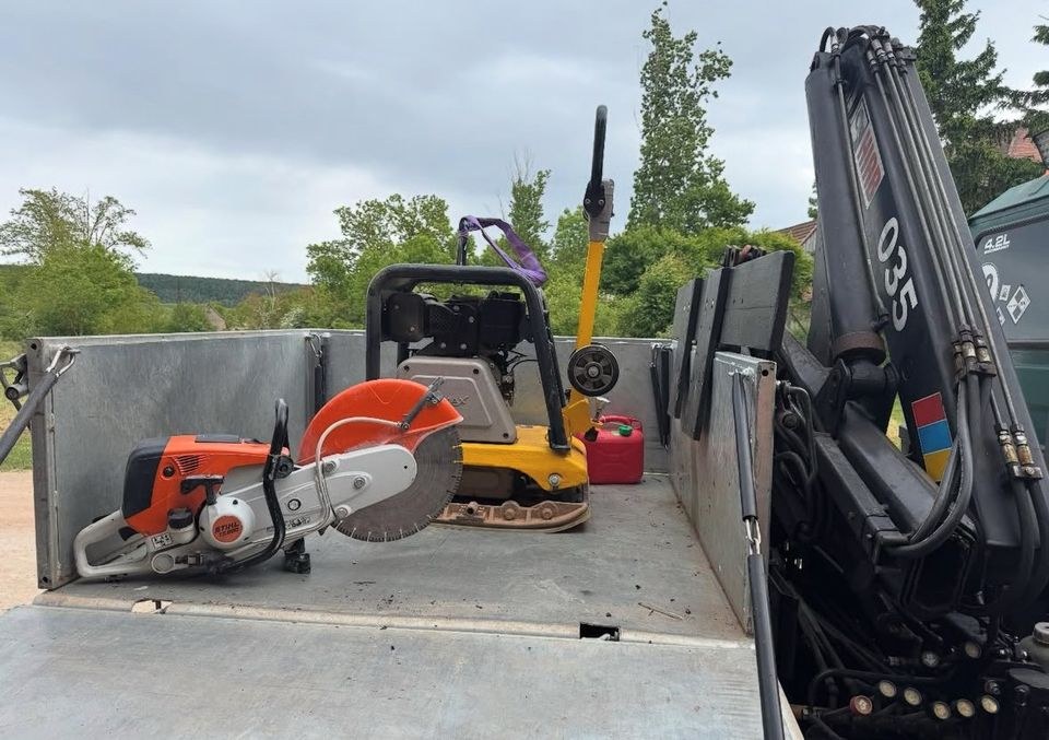 Rüttelplatte Diesel 250kg mieten bei DS Vermietung