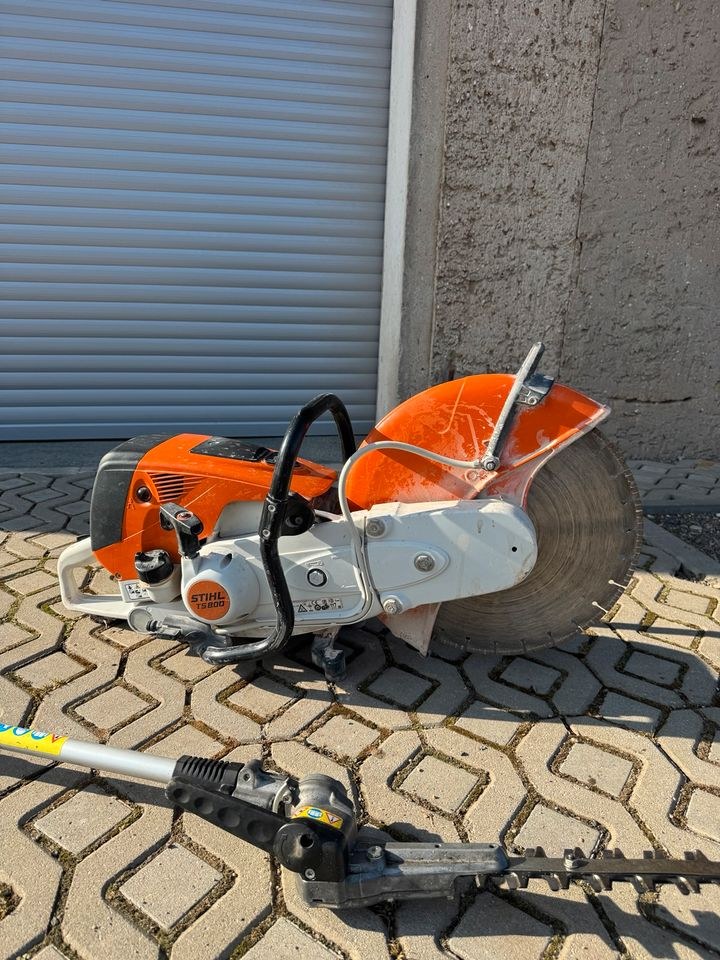 Stihl Benzin Trennschleifer Heckenschere mieten bei DS Vermietung
