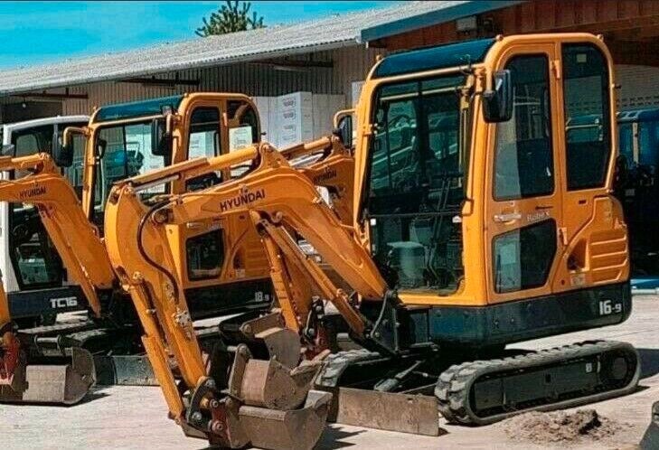 Minibagger Bagger Microbagger mieten bei Zerspanungstechnik – 2