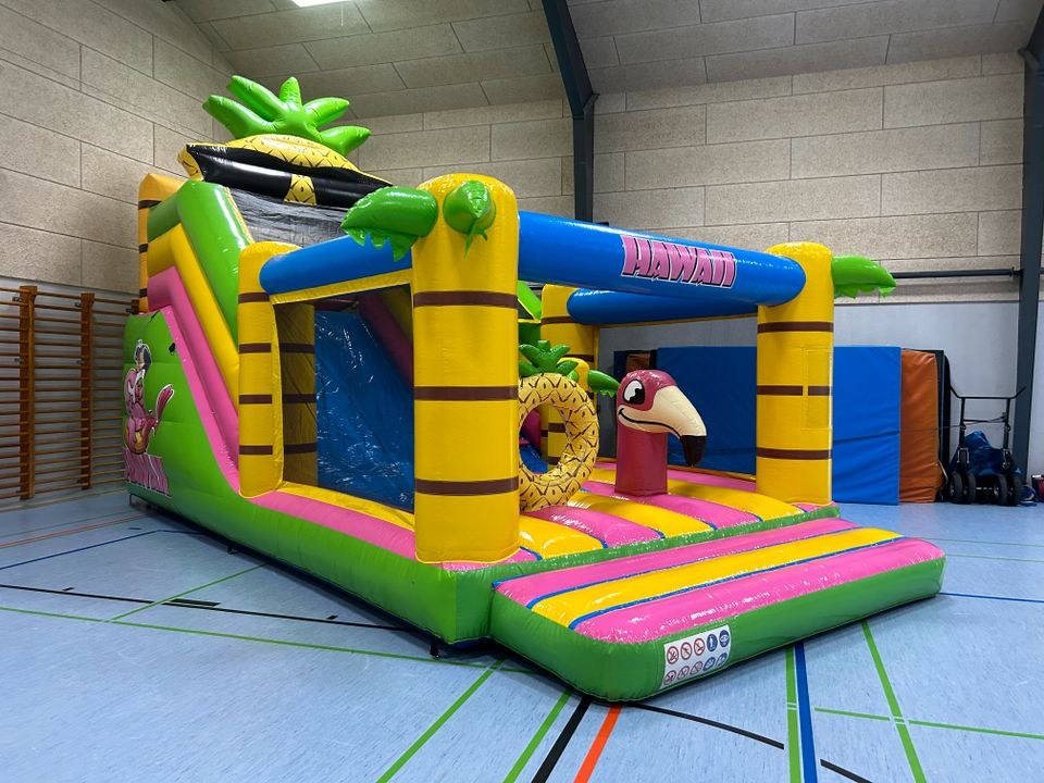 Hüpfburg Hawaii Kindergeburtstag mieten in Großenwiehe