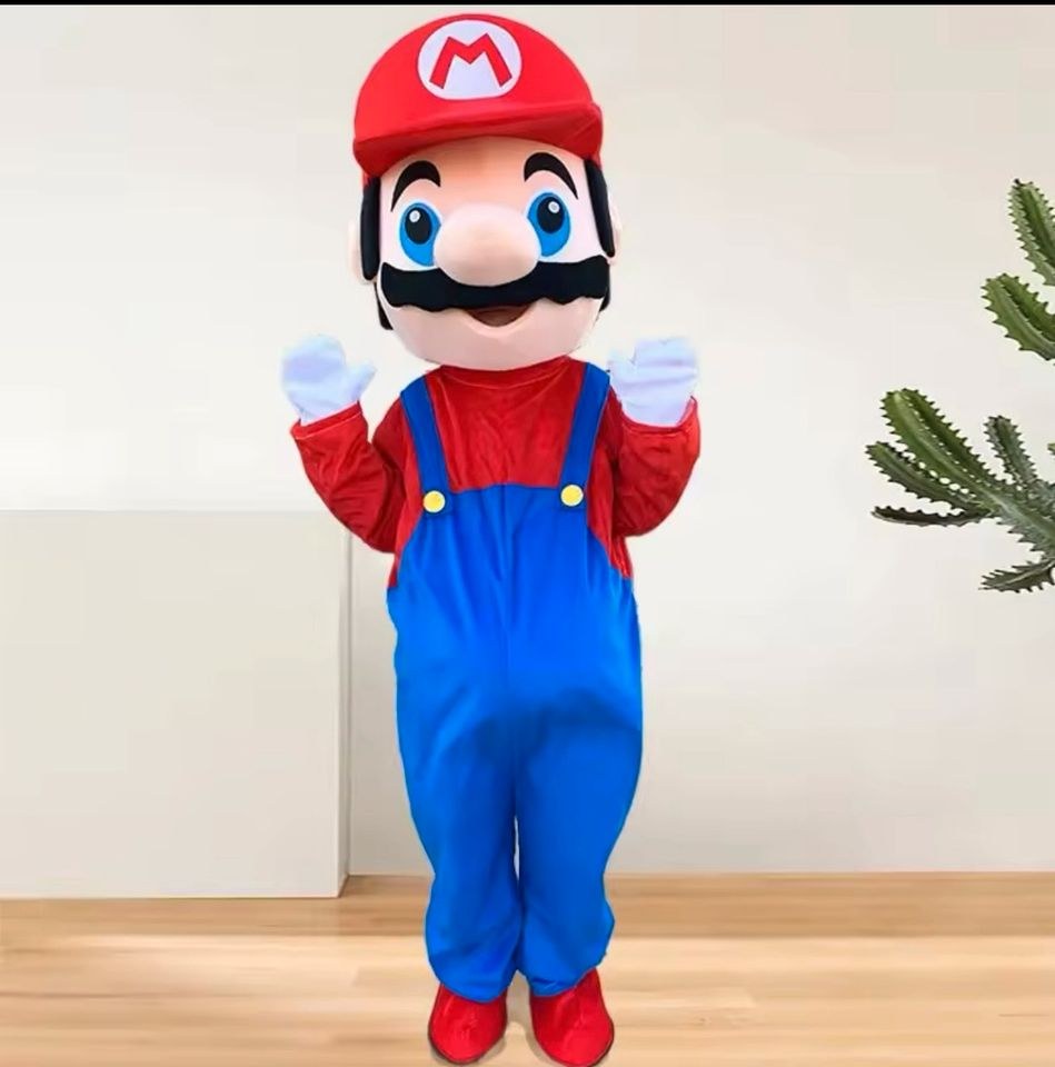 Supermario Maskottchen deine mieten bei Elma Eventservice