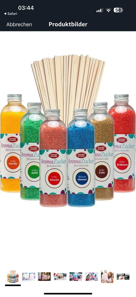 Zuckerwattenmaschine süßer Spaß jedes mieten bei Elma Eventservice – 3