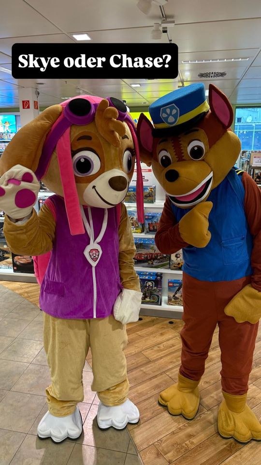 Paw Patrol Maskottchen Chase Marshall Skye mieten in Gelsenkirchen – 4