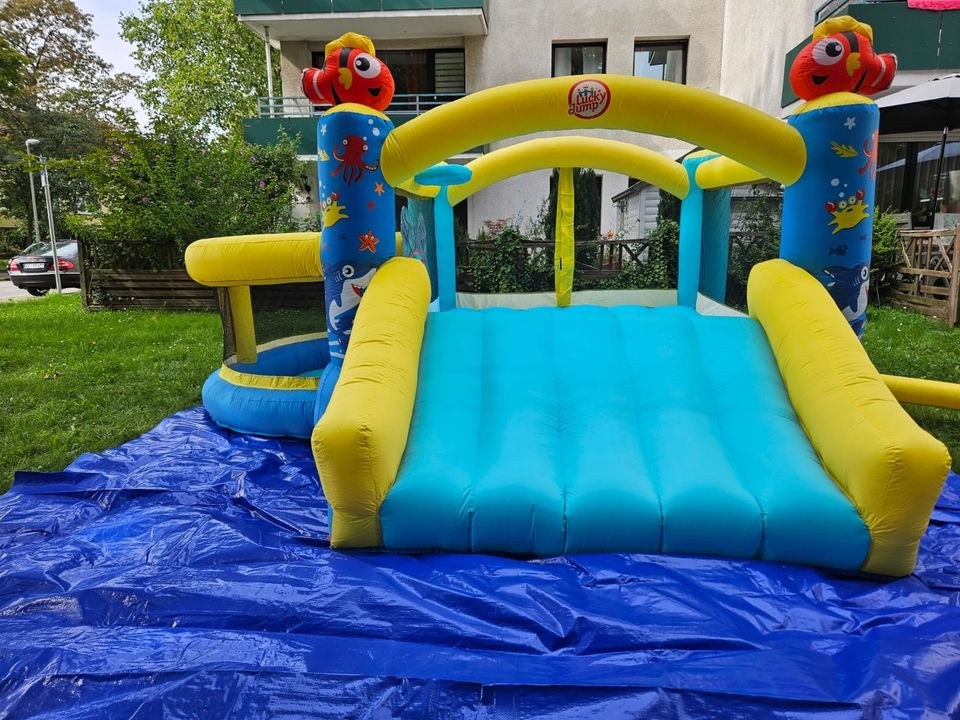 Hüpfburg Rutsche Pool mieten bei Elma Eventservice