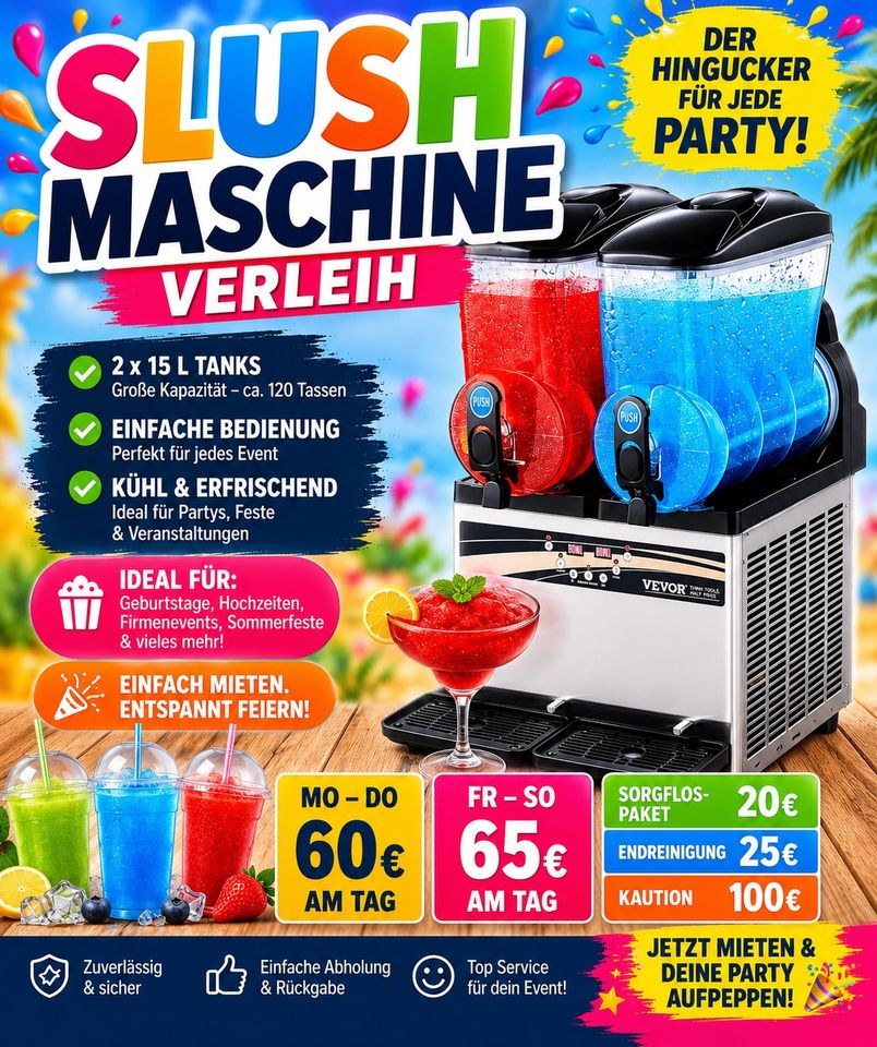 Slushmaschine and more Absoluter Highlight mieten in Gelsenkirchen