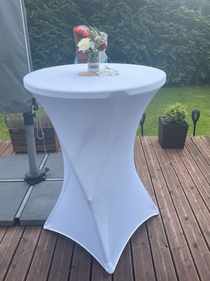 Stehtische 60cm 80cm Hussen o mieten in Köpenick – für Empfang & Party – 3
