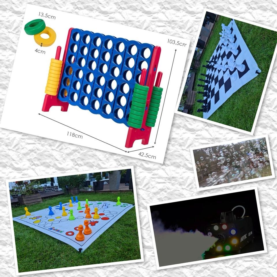 XXL vier 4 gewinnt Schach Mensch ärgere… Outdoor mieten in Köpenick
