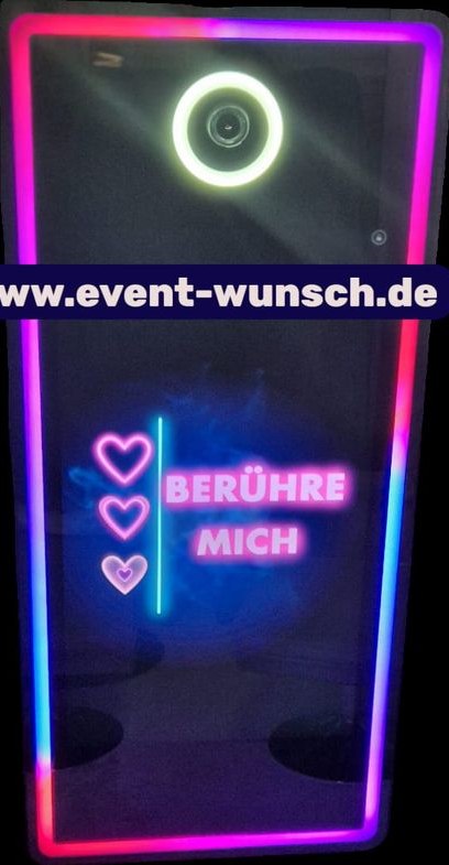 Fotospiegel Photobooth Mirrorbooth Fotobox mieten bei C.Wunsch – 3